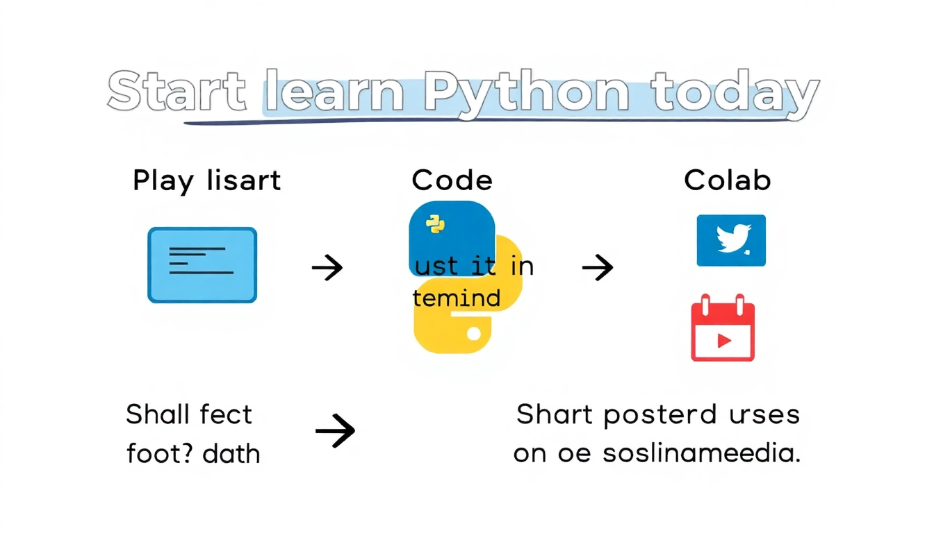 오늘 당장 시작하는 3단계 액션 플랜을 시각화한 이미지